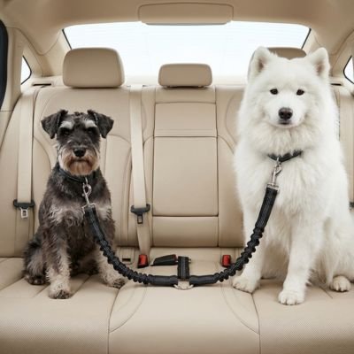 Ceinture de sécurité pour chien | Ajustable et Résistante - Chiendoux