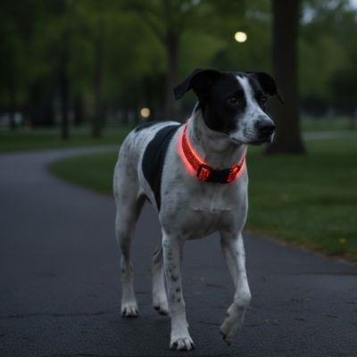 Collier lumineux pour Chien | Rechargeable USB - Chiendoux