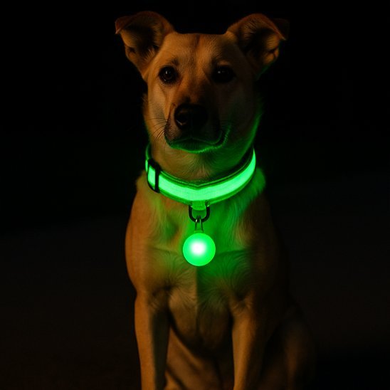 Collier lumineux pour chien | Rechargeable - Chiendoux