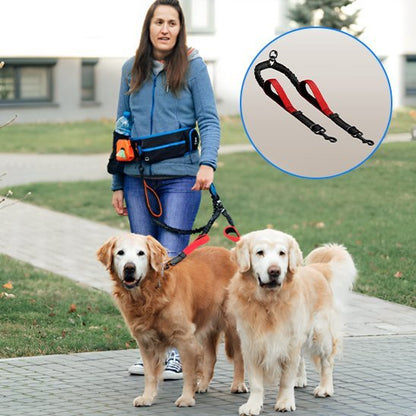 Double laisse pour chien | Sans Enchevêtrement - Chiendoux