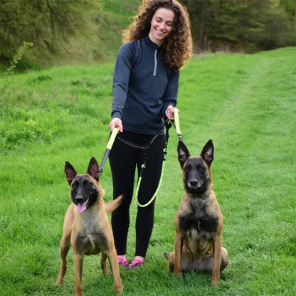 Double laisse pour chien | Sans Enchevêtrement - Chiendoux