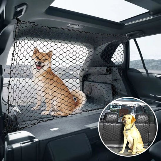 Filet pour chien voiture | SecuPaws - Chiendoux