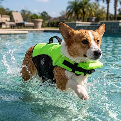 Gilet de sauvetage Chien | Flottabilité Sécurisée - Chiendoux