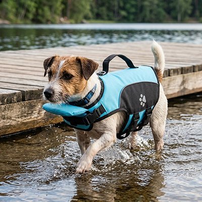 Gilet de sauvetage Chien | Flottabilité Sécurisée - Chiendoux