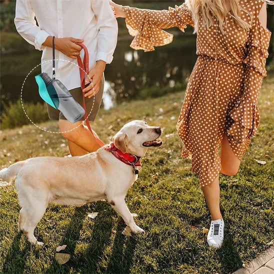 Gourde pour chien | Portable et Étanche - Chiendoux
