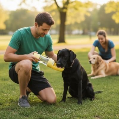 Gourde pour Chien | Portable Étanche - Chiendoux