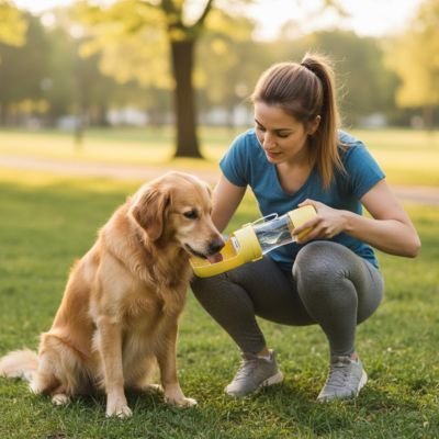 Gourde pour Chien | Portable Étanche - Chiendoux