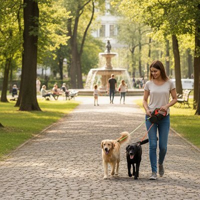 Laisse double pour Chien | Confort & Sécurité - Chiendoux
