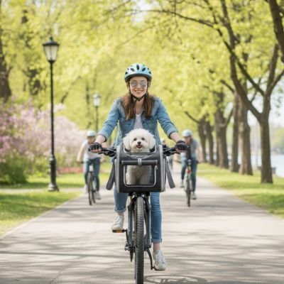 Panier à vélo pour Chien | Sécurisé et Confortable - Chiendoux