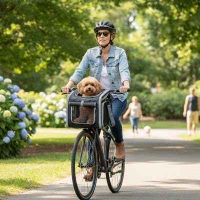 Panier à vélo pour Chien | Sécurisé et Confortable - Chiendoux