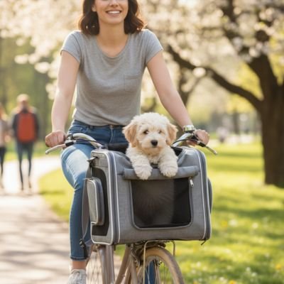 Panier à vélo pour Chien | Sécurisé et Confortable - Chiendoux