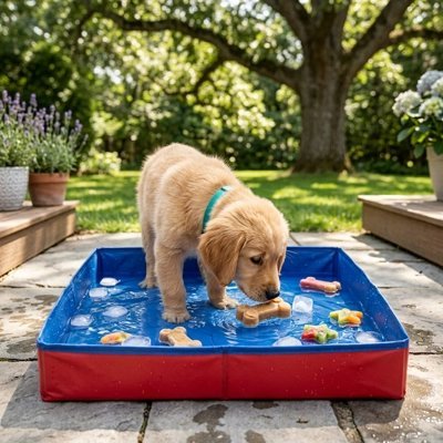 Piscine Chien | Rafraîchissante - Chiendoux