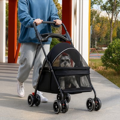 Poussette pour Chien | Comfort Pliant - Chiendoux