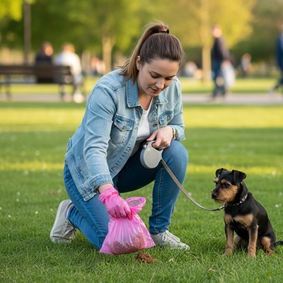 Sac à crotte pour chien | Lot de 10 rouleaux multicolores - Chiendoux