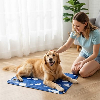 Tapis rafraîchissant Chien | Confort Premium - Chiendoux