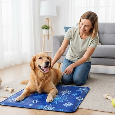 Tapis rafraîchissant Chien | Confort Premium - Chiendoux